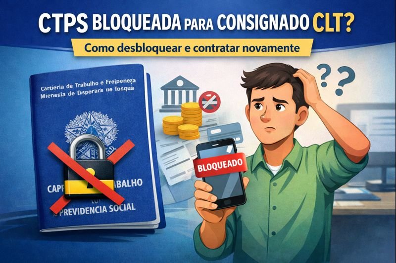 CTPS bloqueada para Consignado CLT